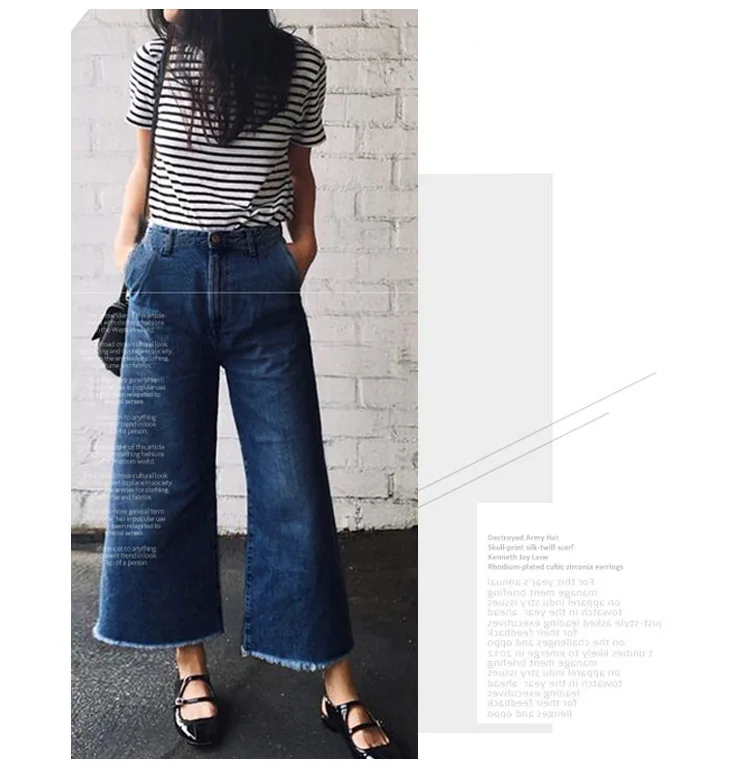 5XL плюс размер женские летние свободные джинсы с высокой талией широкие расклешенные брюки-клеш корейский рваные мама бойфренд лодыжки карандаш