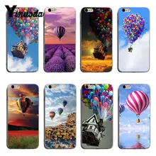 Yinuoda hot air บอลลูน Sunset sky แฟชั่นโทรศัพท์กรณีอุปกรณ์เสริมสำหรับ iPhone 8 8 plus 7 7 plus 6 วินาที 6 sPlus XSMax X XS XR(China)