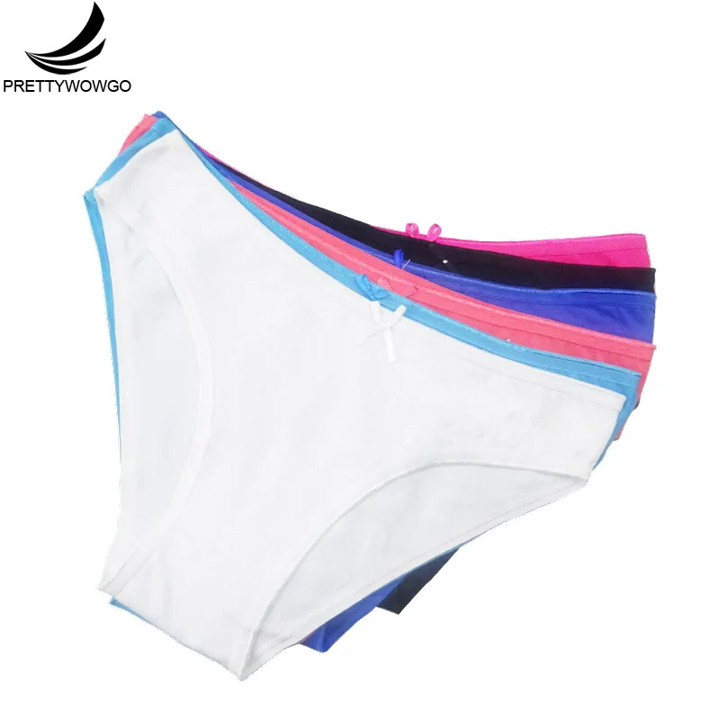 Prettywowgo 5 Pcs/lot New Arrival 2018 Women Comfortable Solid Color Cotton Women Low Rise Briefs Panties 6816 Prettywowgo 5 Pcs/lot New Arrival 2018 Women Comfortable Solid Color Cotton Women Low Rise Briefs Panties 6816