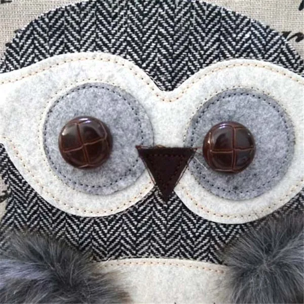 Night Owl Cloth patches sew on sticker 1pc large size - 2