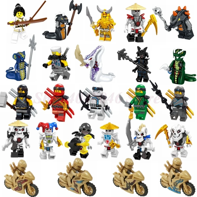 

Legoing Ninjago Movies Series JAY LLOYD KAI Toy Model Building Block Compatible With Ninjas Legoings Figures Figurine Kids Toy