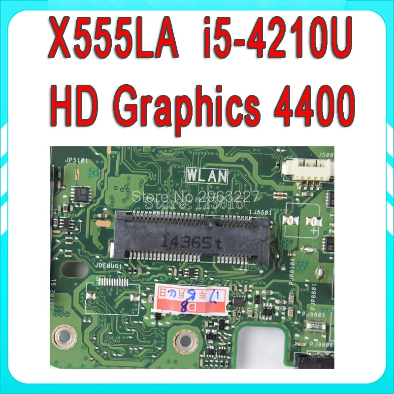 X555LA материнская плата для For Asus X555LD REV 2 0 3 1 6 I5 4210U 4G HD Graphics 4400 100%