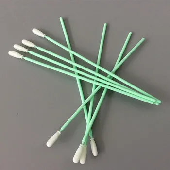 

100 pcs Flexible Micro long handle cleanroom foam swab for electronics