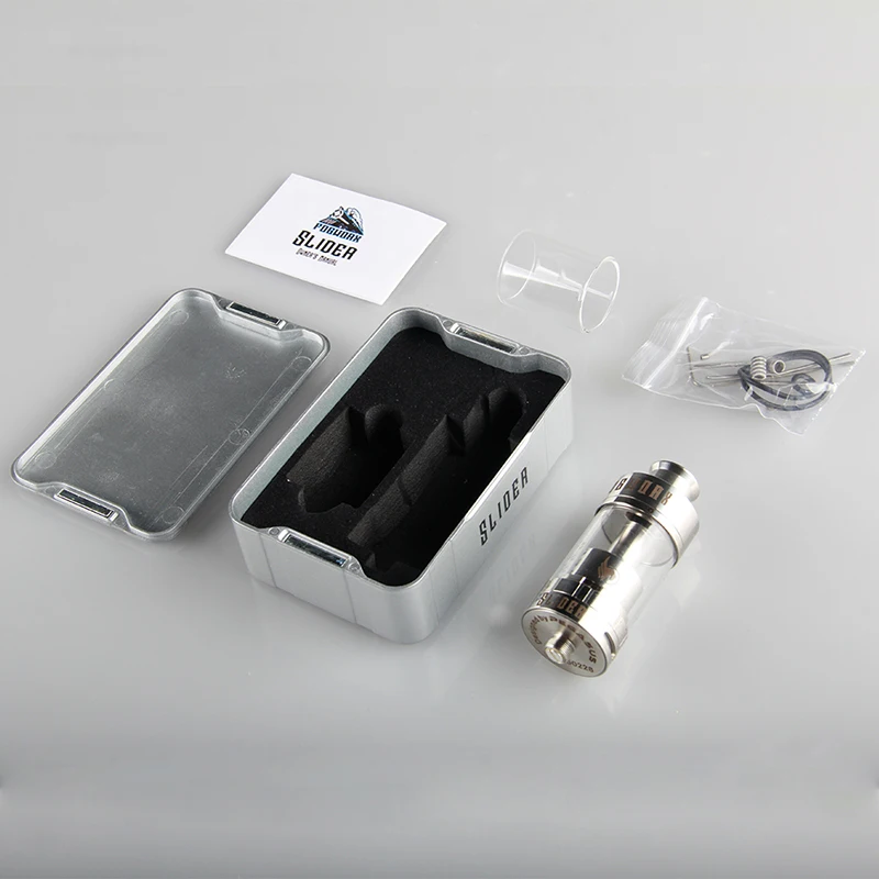 SMY Original Slider RTA Tank 5.5mL Single Dual Coil Building & Bottom Airflow Ecig Vape Tank Atomizer DIY Coils SMY Original Slider RTA Tank 5.5mL Single Dual Coil Building & Bottom Airflow Ecig Vape Tank Atomizer DIY Coils