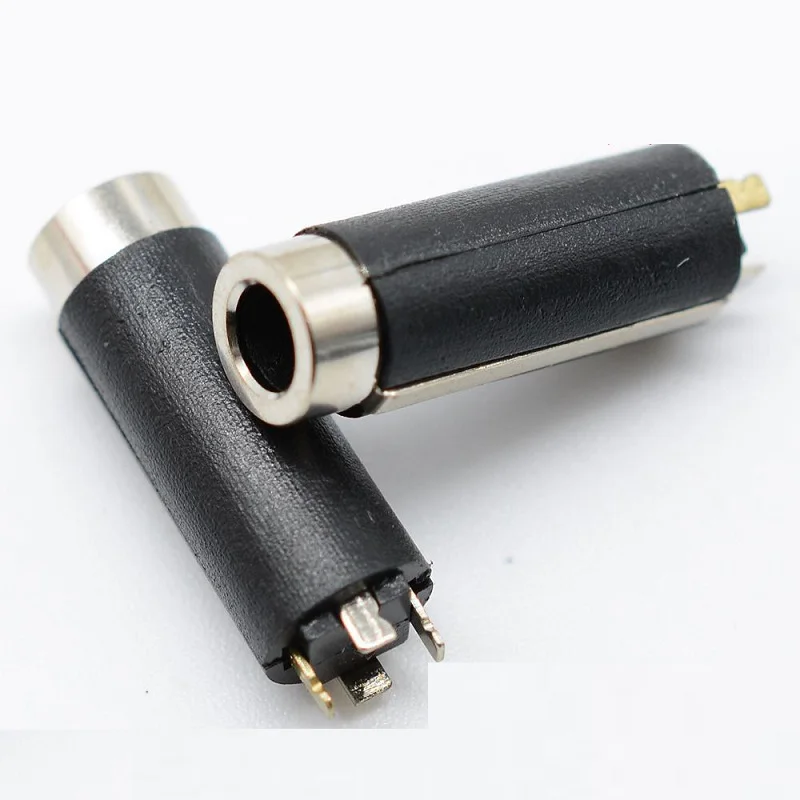 100PCS Headphone socket 3 5mm Jack 4Pin plastic round injection molding master block audio interface stereo dc jack 3 5mm female