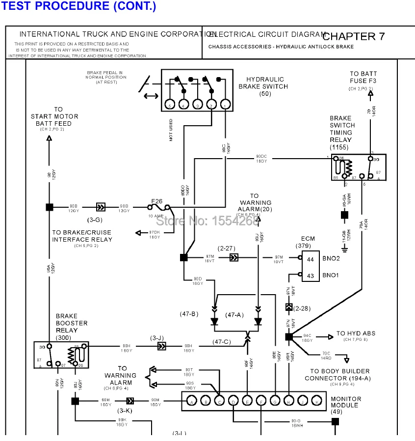 Camiones internacionales manuales y diagramas en de en