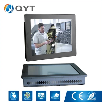 

15 inch with intel core i3 i5 i7 processor all in one 4G RAM 32G SSD touch Screen Industrial Panel With 4xRS232 Support Win10