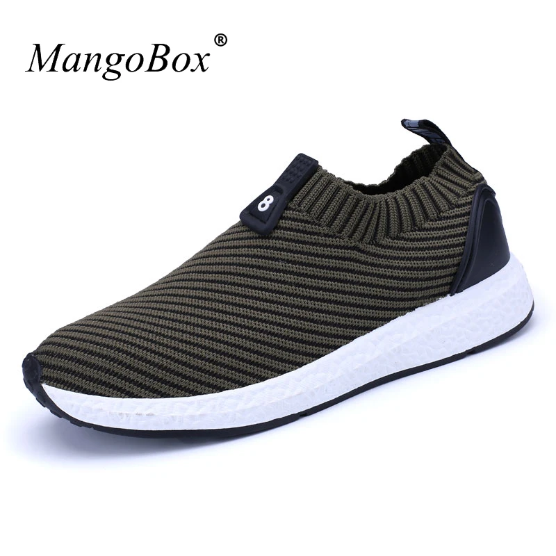 Cheap Mans Sport Shoes Spring Summer Jogging Sneakers Black Mens Athletic Sneakers Slip-On Shoes Male