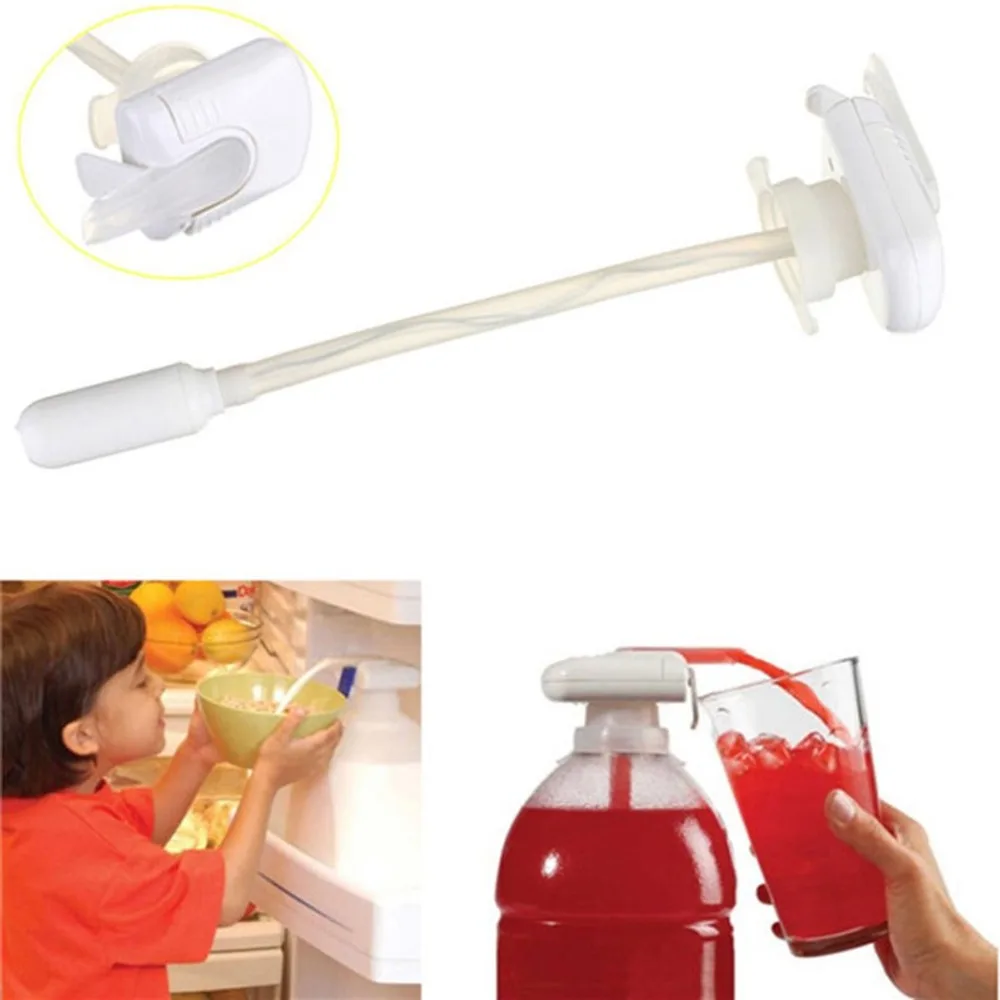 

Universal Automatic Water Drink Fruit Juice Beverage Dispenser Spill-Proof Tool Electric Water Tap Compact Juice Milk Suck Tool