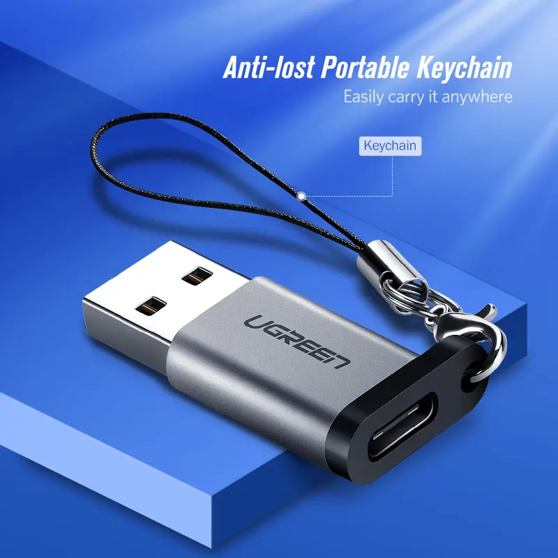Адаптер Ugreen USB C 3 0 2 папа 1 Тип мама адаптер для ноутбука Samsung Xiaomi 10 Наушники
