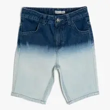 Koton/детские синие джинсовые шорты для мальчиков