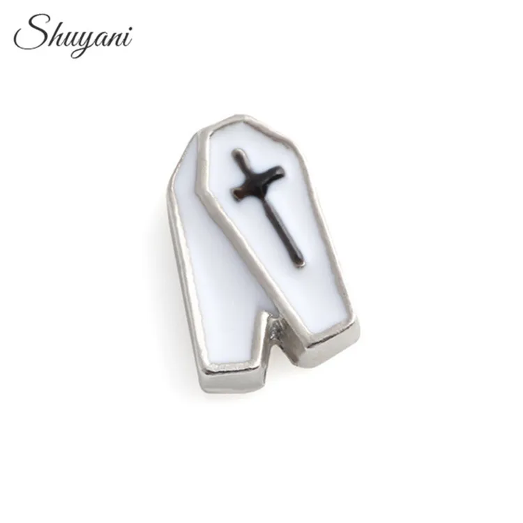 

2015 Newest 20pcs/lot Floating Halloween Charms Enamel Silver Halloween Charms for Floating Locket