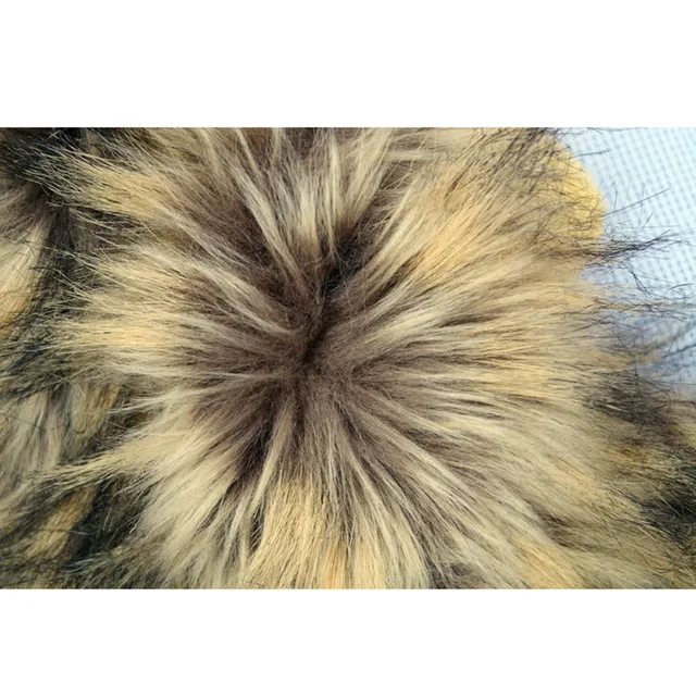 Funny Cute Pet Costume Cosplay Lion Mane Wig Cap Hat for Cat Halloween Xmas Clothes Fancy Dress with Ears Autumn Winter 1