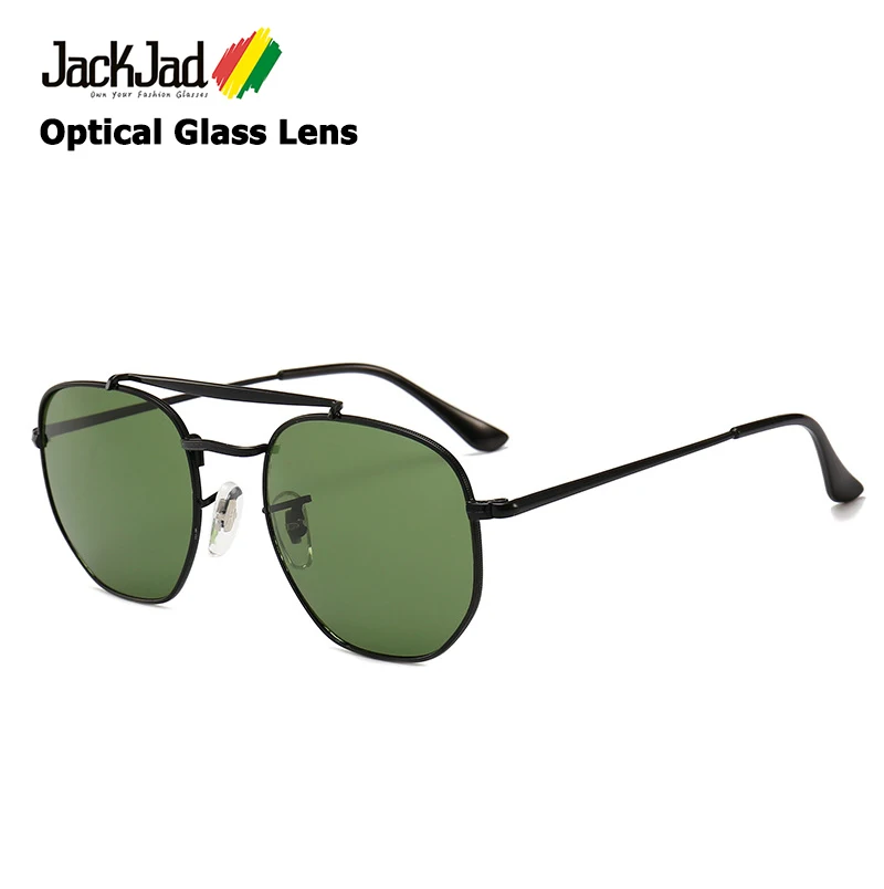 JackJad классический винтажный полигон металлический стиль 3648 MARSHAL солнцезащитное стекло es оптические стеклянные линзы фирменный дизайн солнцезащитное стекло es Oculos De Sol
