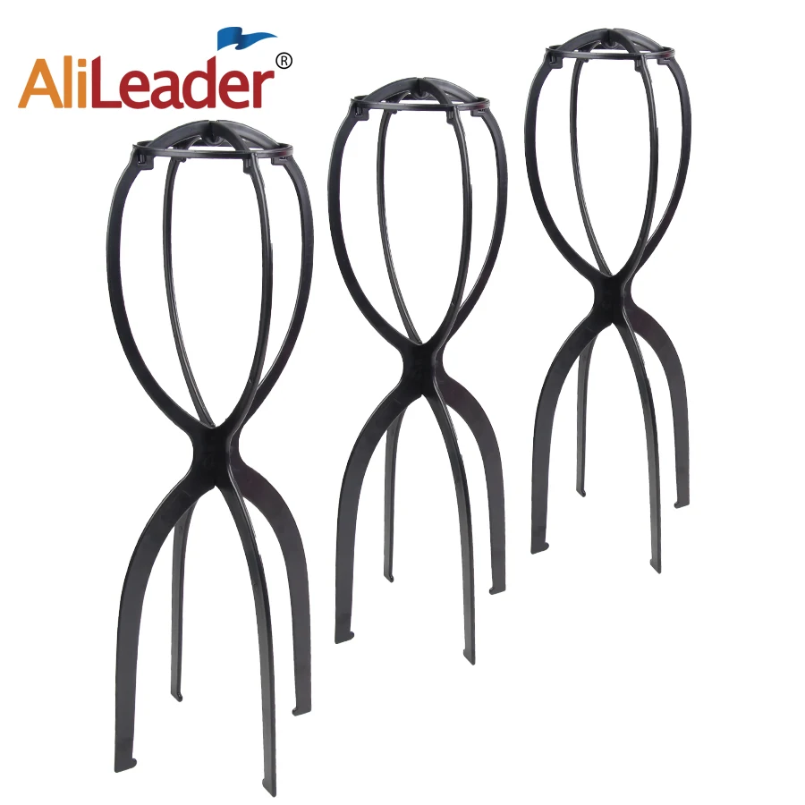 Alileader Best High Wig Stand Plastic Wig Stand For Long Wigs Hat