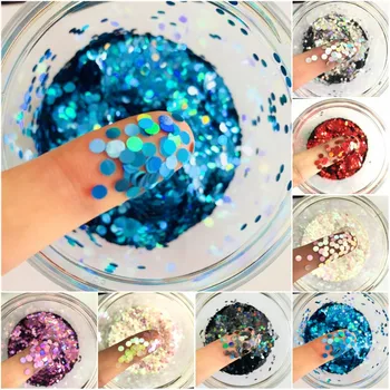 

Pailette Ultrathin Dot Sequins 3mm PET Paillettes Laser Sequin for Nails Art Manicure Wedding Christmas Decoration Confetti 8g