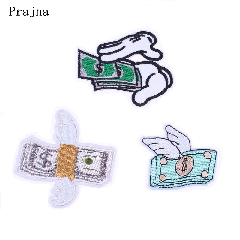 

Prajna Cartoon Unicorn Funny Money Patch DIY Cactus Bird Patch Iron On Patches Cheap Embroidered Cute Patches For Clothes Jeans