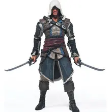 2017 Горячие Продажи фигурку Assassins Creed Assassins игры куклы Эдвард Канви Косплей Новый в Оригинальной Коробке HT1930