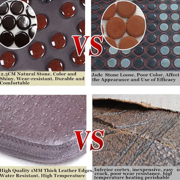 Германиевый камень матрац с нефритовыми камнями микро-физиотерапия, турмалиновый мат электрический Матрас Массажный с функцией подогрева на продажу