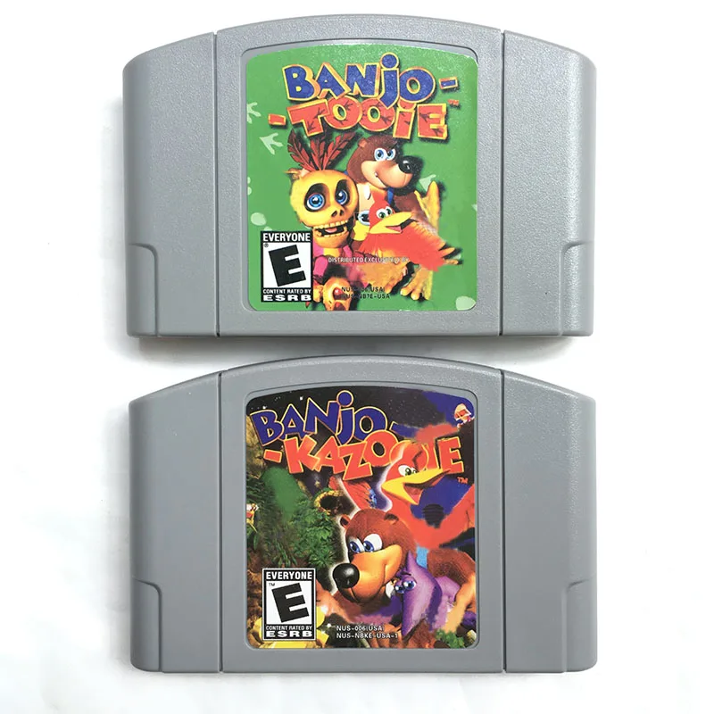 Банджо Kazooie банджо Tooie США Версия для 64 бит игровая консоль видеоигр чернильного