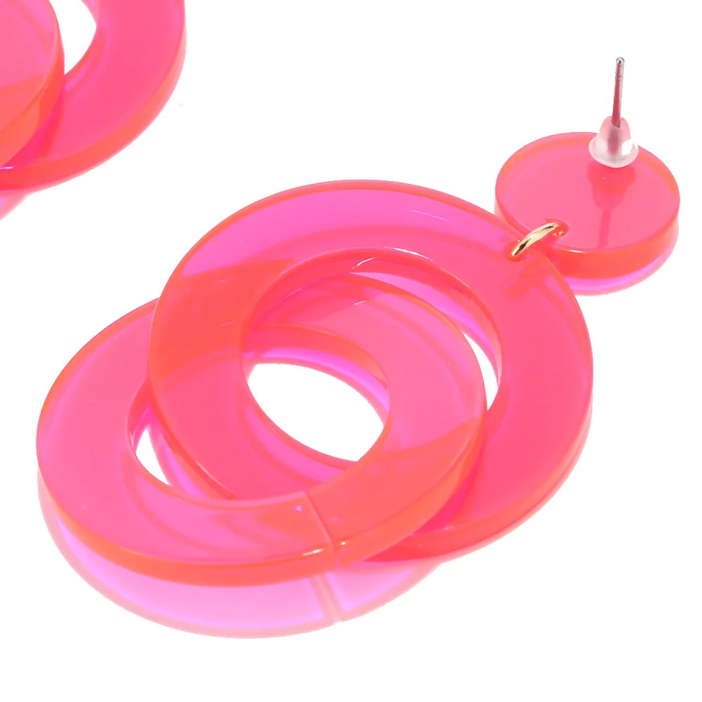 204031 Neon Acrylic Circle Lin