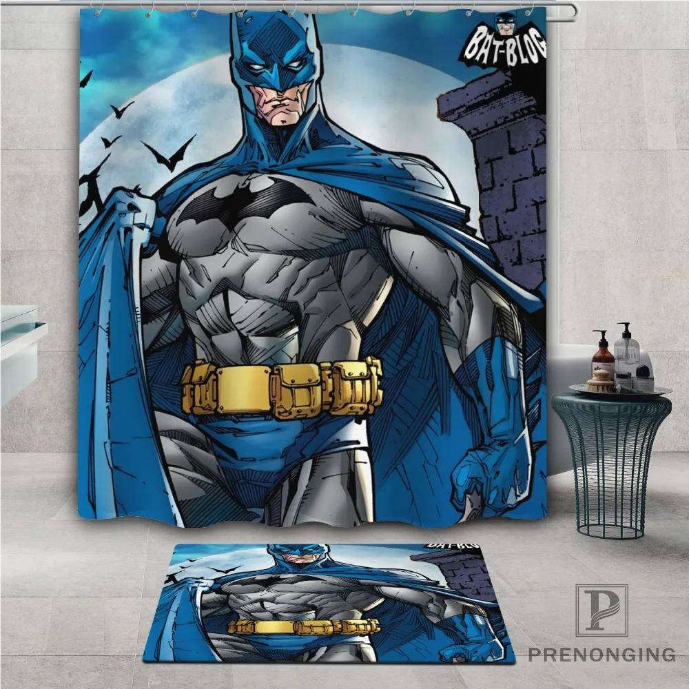 Batman1 Waterproof Fabric Bath Shower Curtain 60/"x72/"