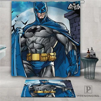 

Custom Batman (1) Waterproof Shower Curtain Doormat Home Bath Bathroom Polyester Fabric Multi Sizes#2019-01-12-231
