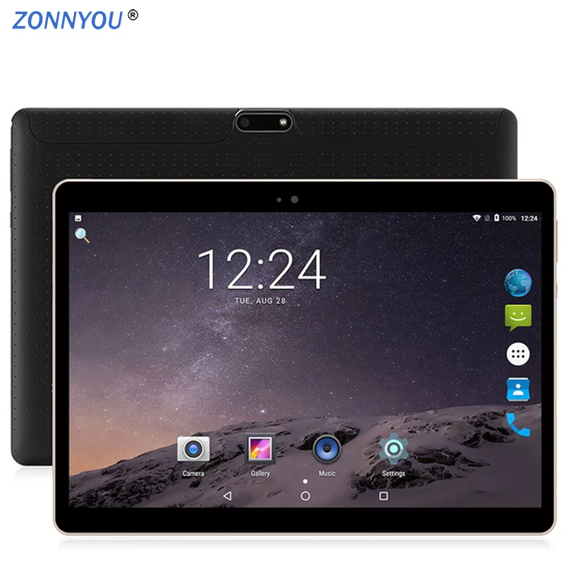 10 inch Tablet PC Octa Core 4GB RAM 32GB ROM 5.0MP Android 8.0 GPS 1280*800 IPS Dual SIM Cards 3G WCDMA GPS Tablets PC+32gbtf