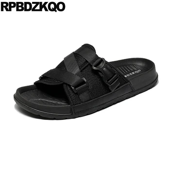 

size 45 summer big silver slippers beach black native sneakers large plus mens mesh shoes strap sandals slides italian sport