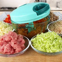Многофункциональный растительное измельчитель 485 мл процессор измельчитель Чеснока Резак Овощной Фрукты твист Шредер ручной мясорубки