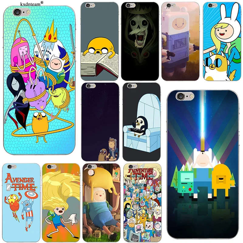 Adventure Time Cute Beemo BMO Jake Slim Soft Silicone TPU Phone Case