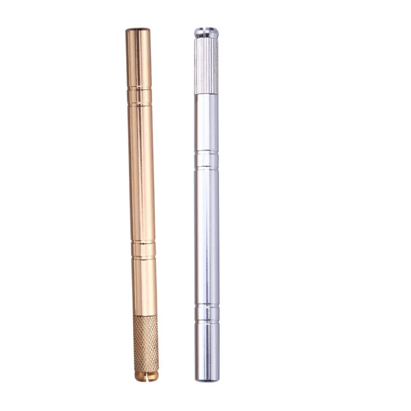 

1pc Flex Needle Stainless Lock-Pin Device Manual Permanent Makeup Embroidered Eyebrow Tattoo Pen Tebori Microblading Pen