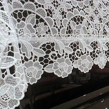 85x180 см, защита от пыли, кружевное покрытие для фортепиано, декоративная ткань для фортепиано, скатерть, украшение для дома, свадебный подарок