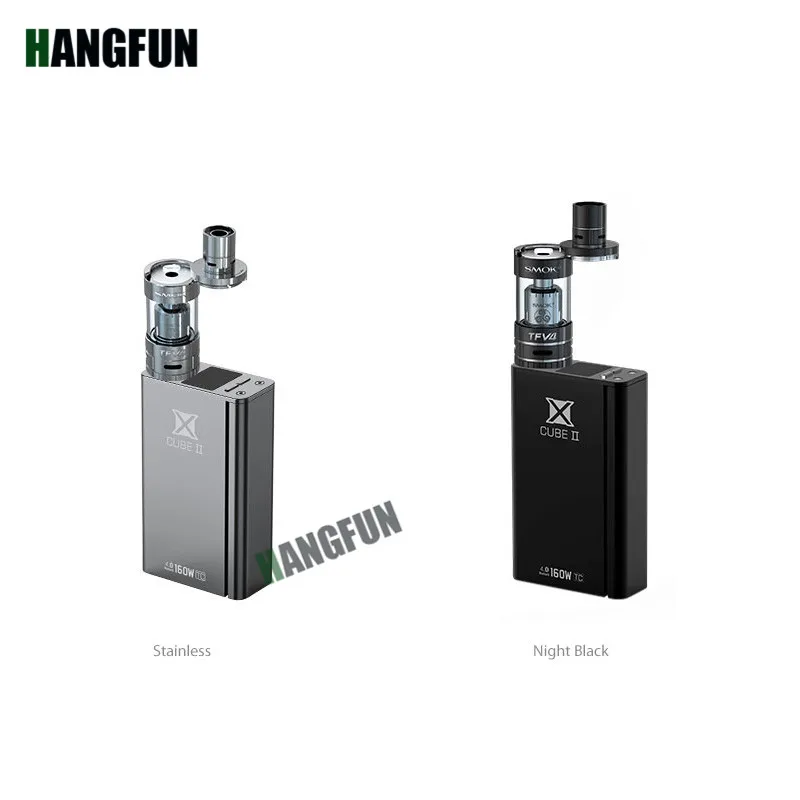 Original SMOK XCUBE 2 Kit 160W Box Mod Vaporizer With TFV4 Atomizer Tank 5ML Vape Xcube II Box Mod XCUBE2 Electronic Cigarette