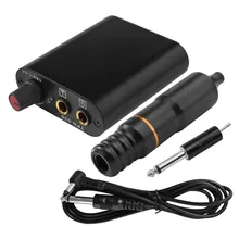 Роторный пулемет комплект Татуировка блок питания тело арт шейдер лайнер беспроводной ножная педаль сплав мотор пистолет набор оборудования Инструменты Наборы