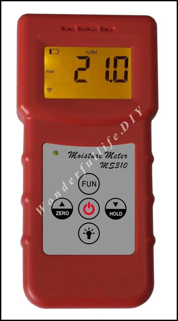 

Inductive moisture meter measuring moisture content of wood,paper,Bamboo, concrete,metope,and other material