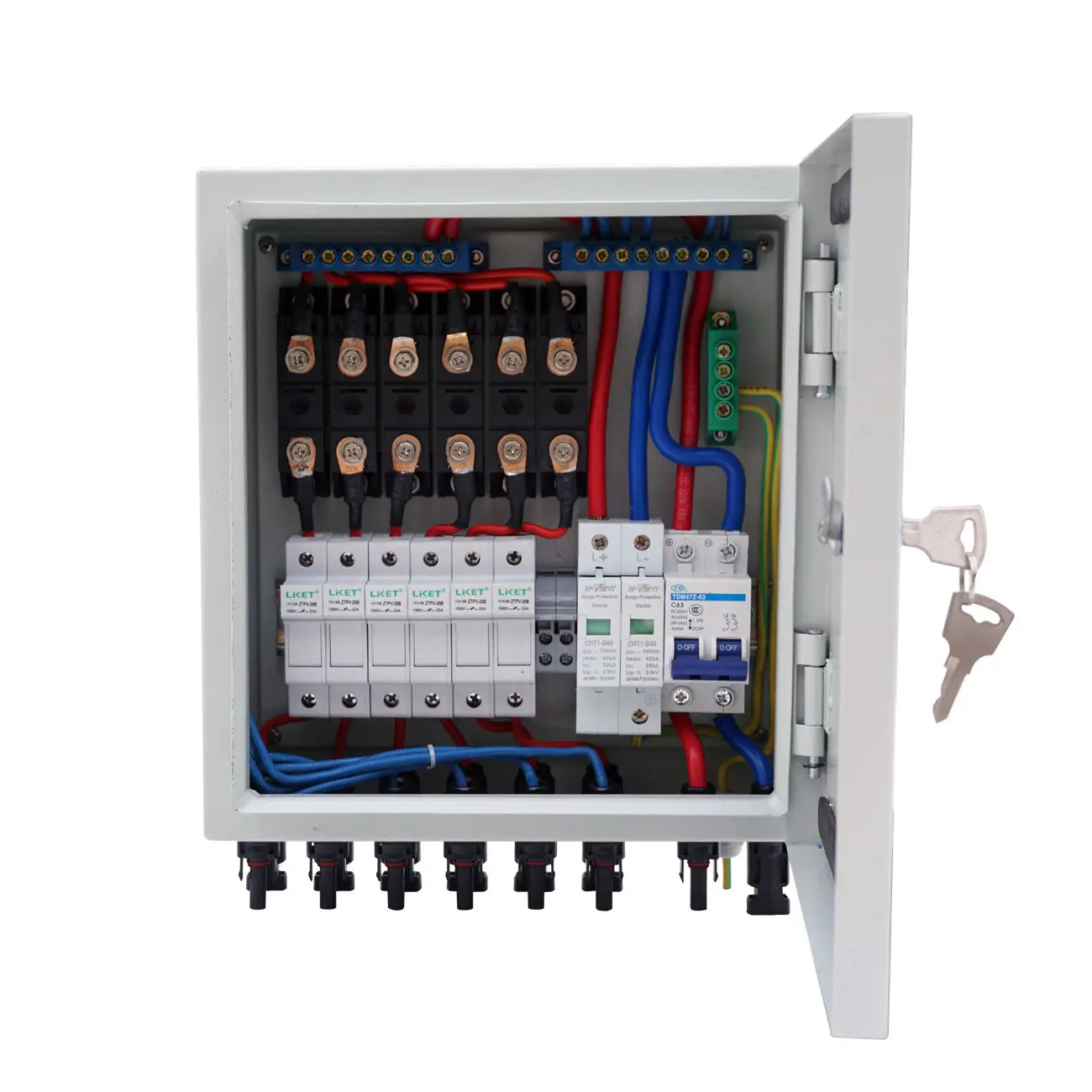 ECOworthy 800W Off Grid полная система солнечных панелей + 4 струнный комбайнер PV Box 3000W