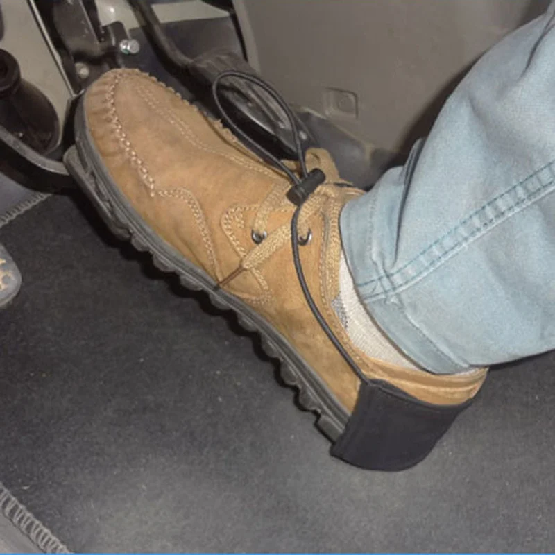 

1Pc Fabric Car Driving Prevent Wear Cover Wear-resistant Shoe Cover Brake Throttle Shoe Heel Protection