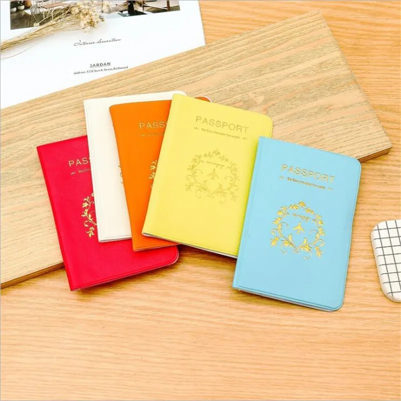

Travel Passport Cover Card Case Women Men Travel Credit Card Holder Travel ID Document Passport Holder Bag