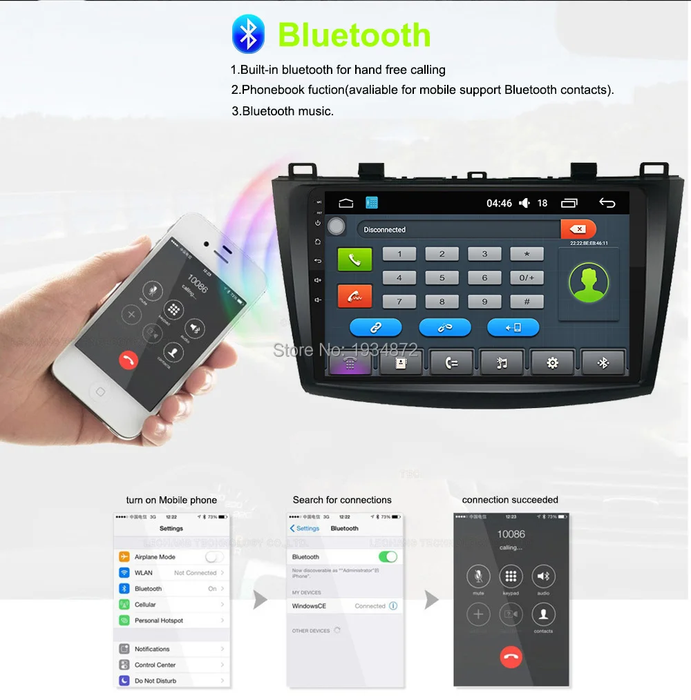 Excellent Funrover 9" 2 din car dvd radio recorder multimedia for MAZDA 3 mazda3 2010-2013 android 8.0 wifi gps stereo navi headunit video 20