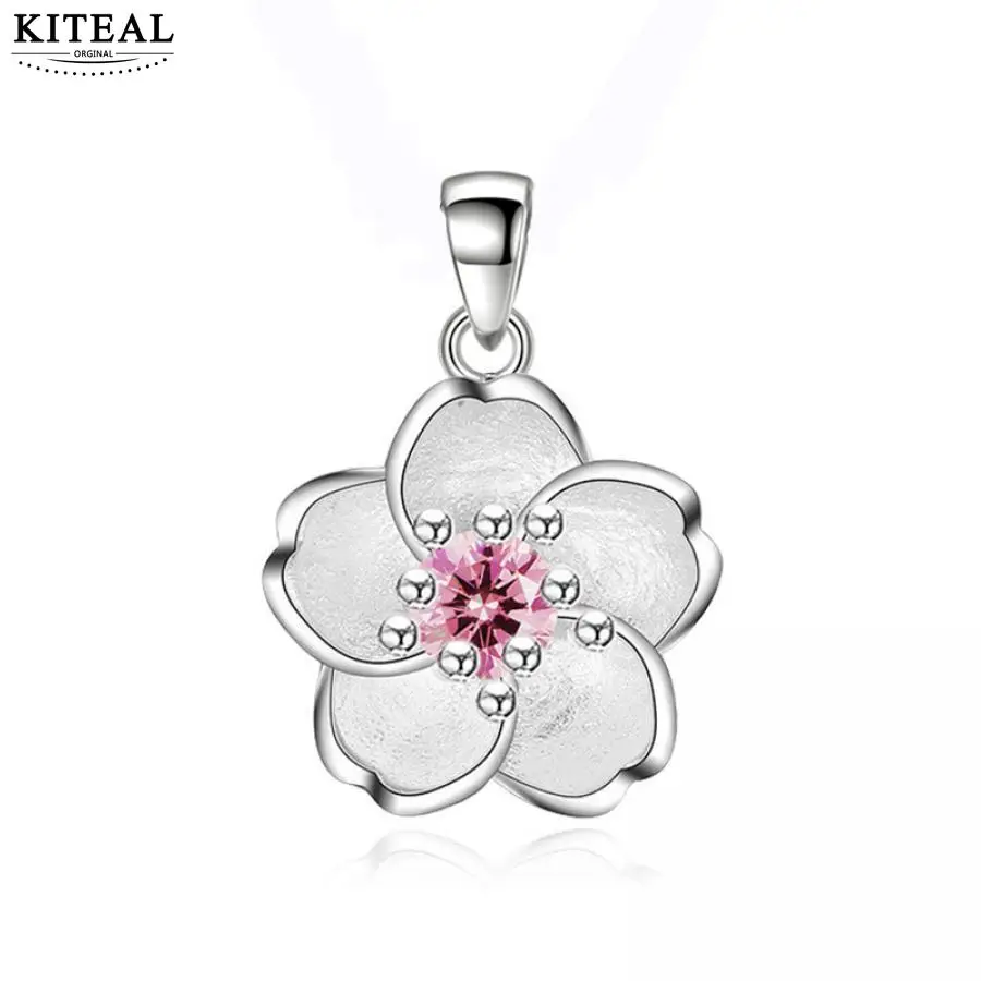 KITEAL 2018 Newest Gentle Woman Small Plum Blossom Five Petals Temperament Necklace Pendant Fashion Popular Summer Jewelry | Украшения и