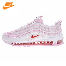 Nike AIR MAX 97 OG Woman Cherry Powder Bullet Full Palm Cushion Running Shoes,Original Women Sport Shoes 313054-161