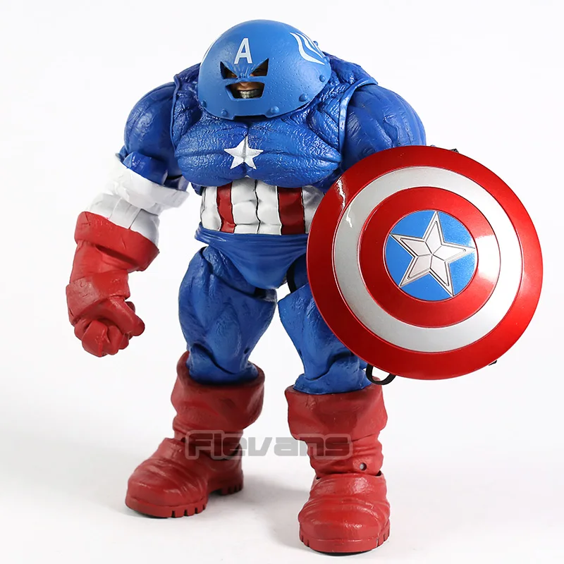 Marvel Select DST X-Men Juggernaut Captain America Custom 9" Action Figure 