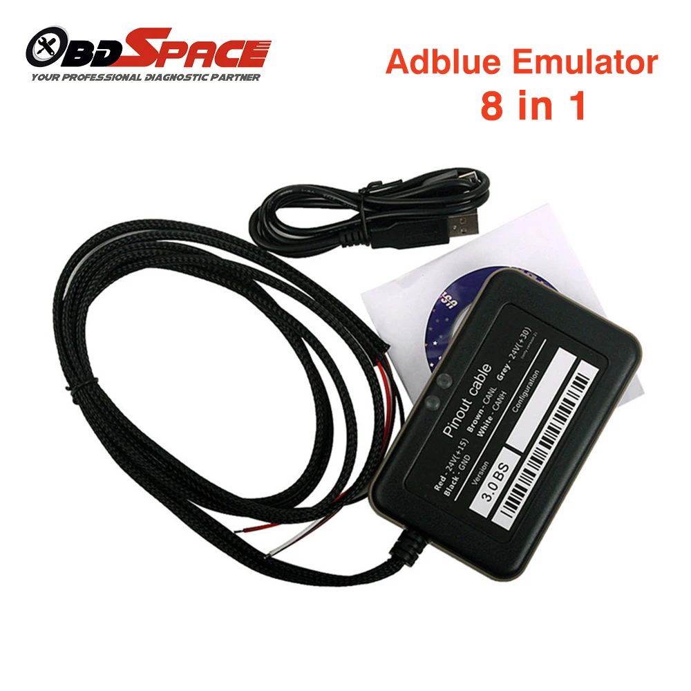 Prix pour 2017 Nouveautés ADBLUE Émulateur 8 en 1 V3.0 Avec NOX capteur Adblue OBD2 Système Prend En Charge Euro 4/5/6 Camion Adblue émulateur Prix pour 2017 Nouveautés ADBLUE Émulateur 8 en 1 V3.0 Avec NOX capteur Adblue OBD2 Système Prend En Charge Euro 4/5/6 Camion Adblue émulateur