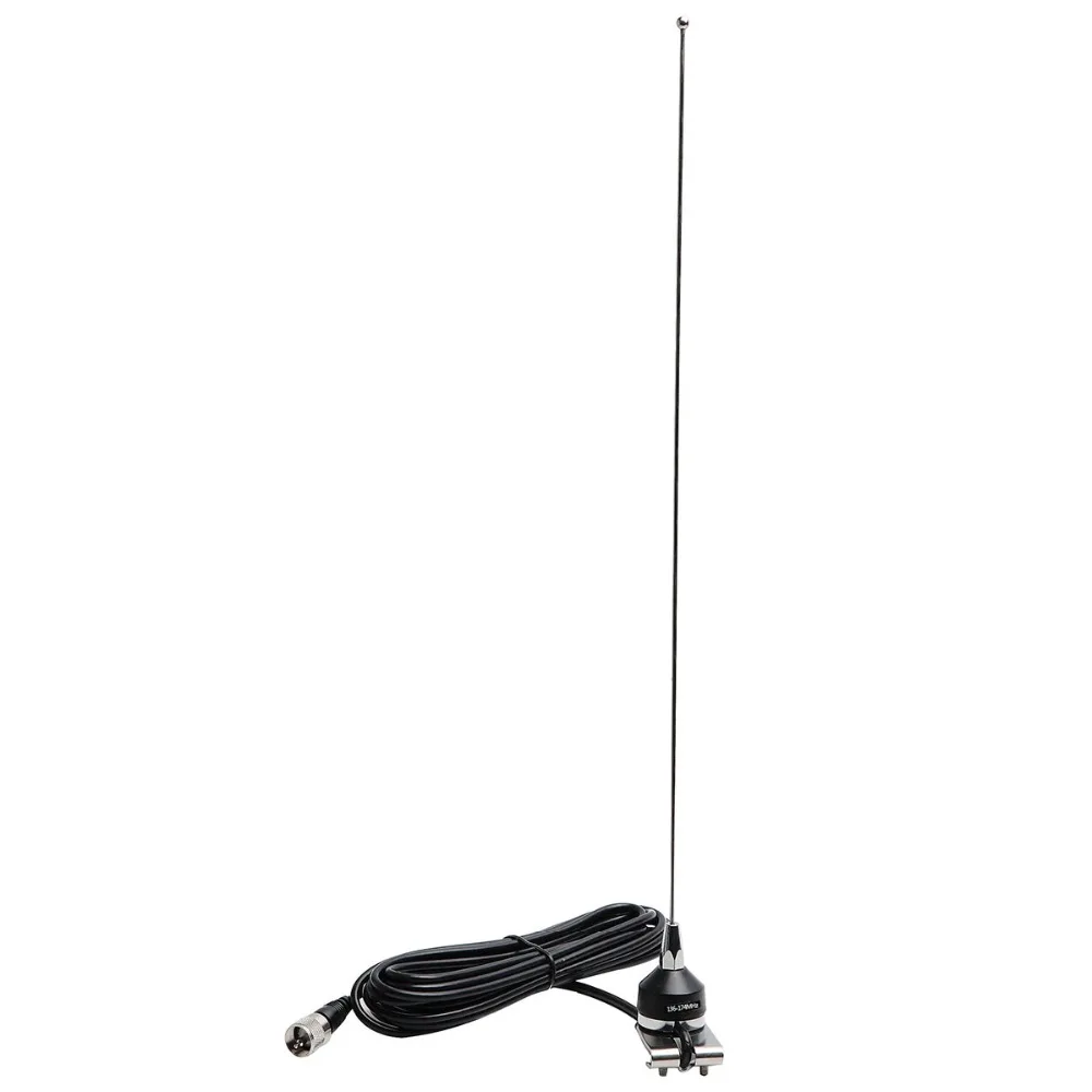 ABBREE NA-37 VHF 136-174MHz Антенна nmo Mount RG-58U 5 м/16.4ft коаксиальный кабель для Baofeng QYT TYT Kenwood автомобильный мобильный радиоприемник