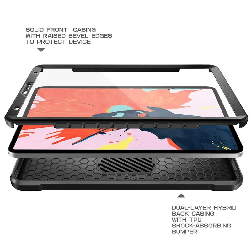Чехол SUP для iPad Pro 12 9 дюйма прочный UB PRO с полным корпусом и встроенной защитной