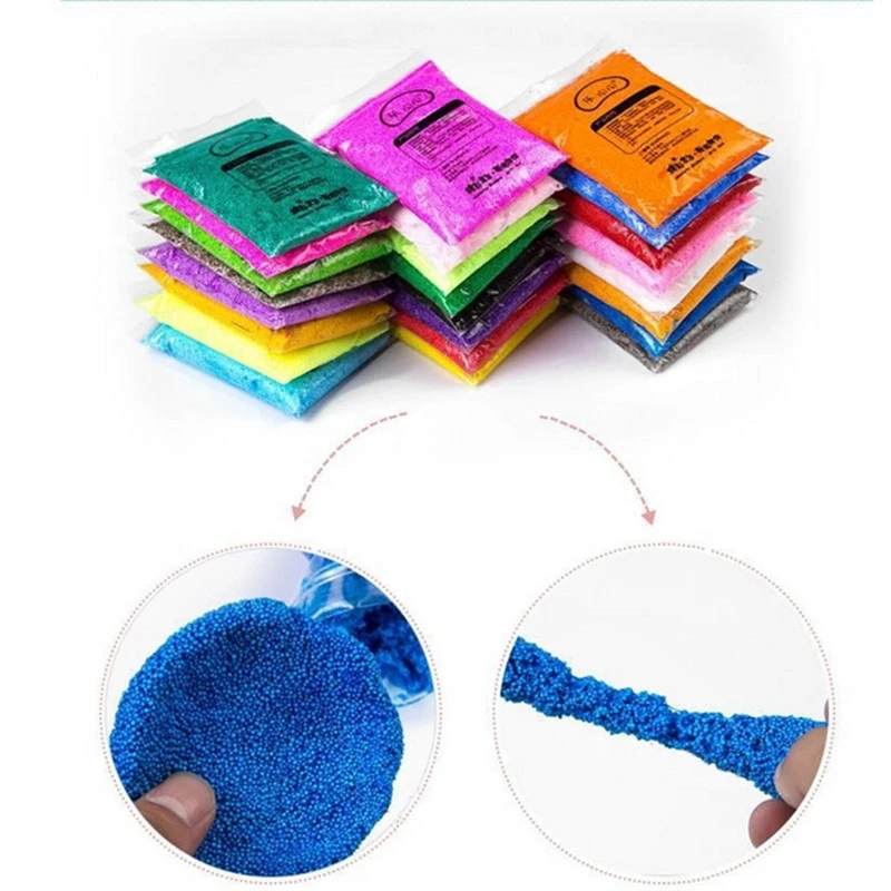 Geurig tekort Slip schoenen 100g * 24 kleuren Foam Putty Silly putty 3D handgum freeThinkinbg stopverf  Sneeuw stopverf kids speelgoed brinquedos fimo polymer klei groothandel|fimo  polymer clay|polymer clayfoam putty - AliExpress