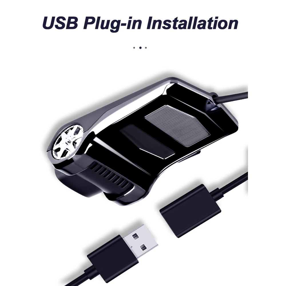 WHEXUNE мини USB Автомобильный видеорегистратор камера Full HD 1080P ADAS Авто Цифровой видеорегистратор для Android мультимедийный плеер