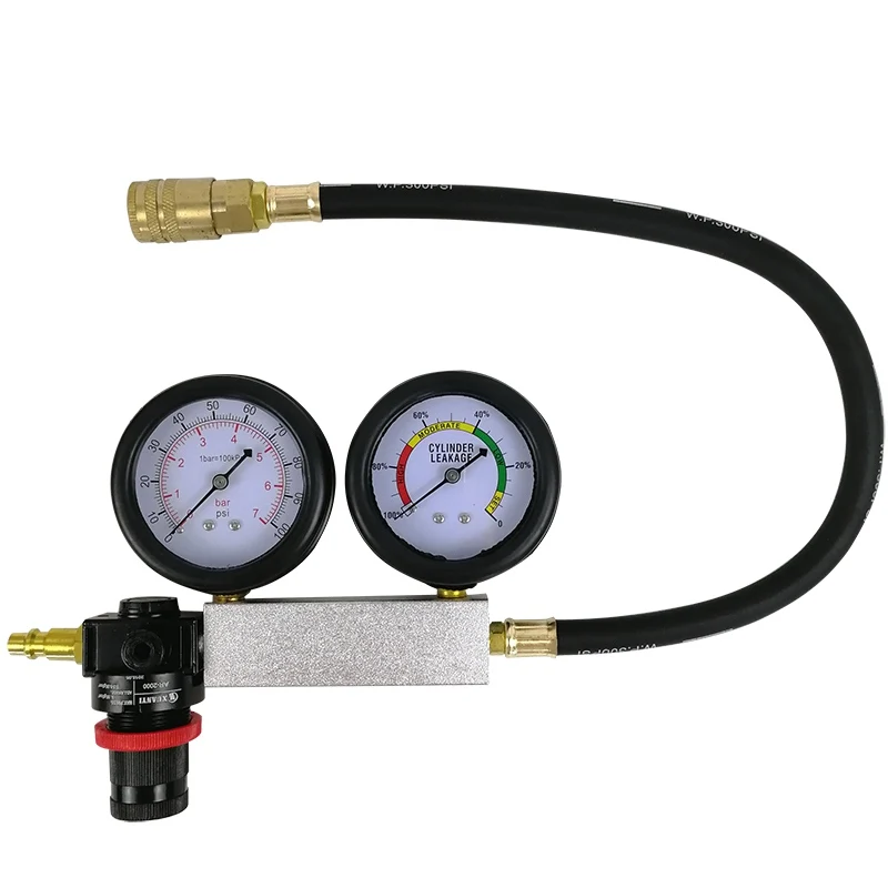 VicTsing Cylinder Leak Tester Detector Petrol Engine Compression Leakage Leakdown Detector Kit Diagnostic-tool Engine Gauge Tool (10)