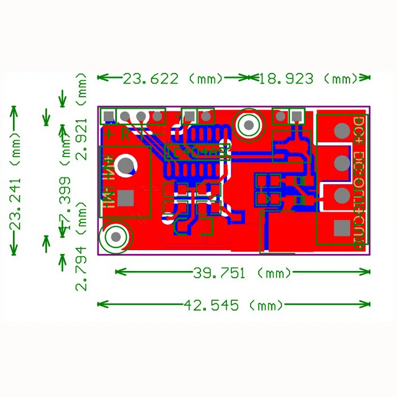 DC to DC module, voltage / current amplifier 0~5v turn 0~12V 0~24V PWM signal